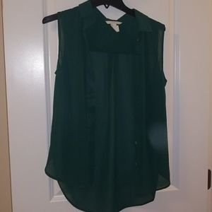 H&M Green tank top